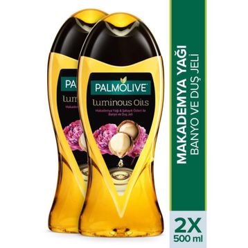 Palmolive Luminous Oils 2x500 ml Makademya Yağı Duş Jeli