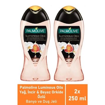 Palmolive Luminous Oils İncir Beyaz Orkide Özlü 2x250 ml Duş Jeli
