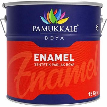 Pamukkale Enamel 15 kg RAL 9016 Beyaz Parlak Sentetik Boya