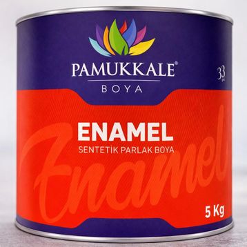 Pamukkale Enamel 5 kg Mat Siyah Sentetik Parlak Boya