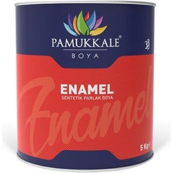Pamukkale Enamel 5 kg Mat Siyah Sentetik Parlak Boya