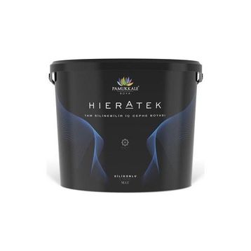 Pamukkale Hieratek 7.5 lt Antrasit Gri İpek Mat Silikonlu Tam Silinebilir İç Cephe Boyası