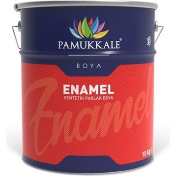 Pamukkale RAL 8017 Enamel 15 kg 80 Gloss Koyu Kahve Parlak Sentetik Boya
