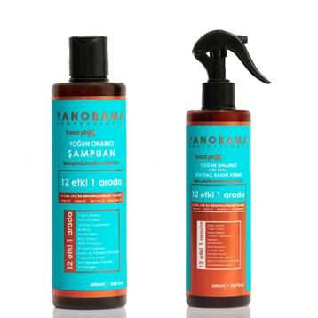 Panaroma Professional Bond Plex 12 Etki 1 Arada 2x400 ml Şampuan Bakım Set