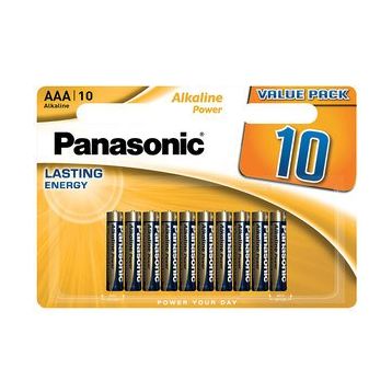 Panasonic Alkalin Power AAA İnce 10'lu Kalem Pil