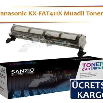 Panasonic KX-FAT411X Siyah Muadil Toner