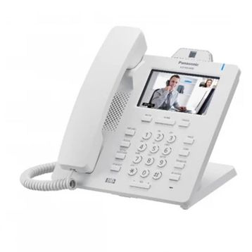 Panasonic KX-HDV430 Dokunmatik Ekranlı ve Kameralı IP Telefon SIP Beyaz Masaüstü Telefon
