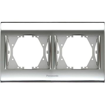Panasonic Thea Blu Chrome Beyaz 2'li Çerçeve