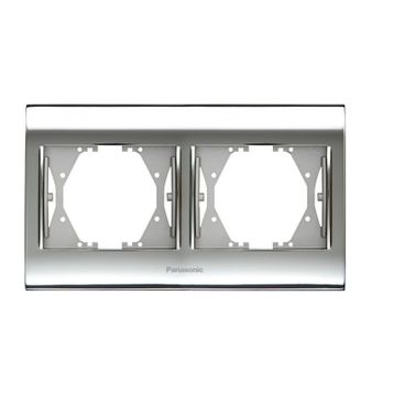 Panasonic Thea Blu Chrome Beyaz 2'li Çerçeve