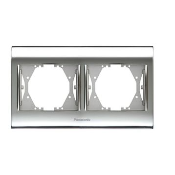 Panasonic Thea Blu Chrome Beyaz 2'li Çerçeve