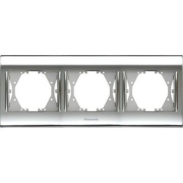 Panasonic Thea Blu Chrome Beyaz 3'lü Çerçeve