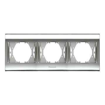 Panasonic Thea Blu Chrome Beyaz 3'lü Çerçeve