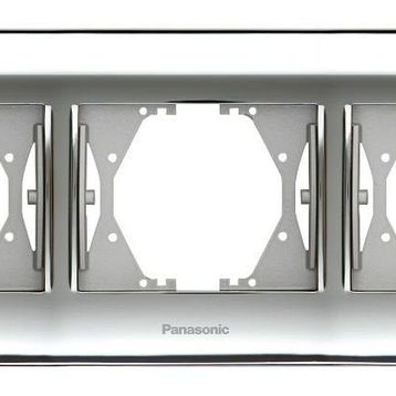 Panasonic Thea Blu Chrome Beyaz 3'lü Çerçeve