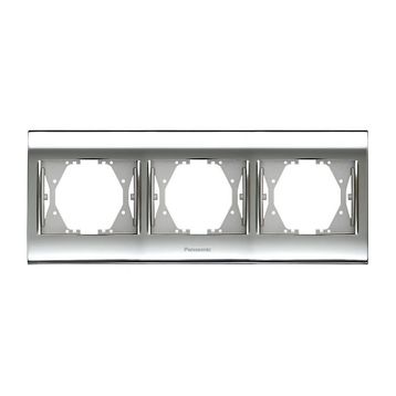 Panasonic Thea Blu Chrome Beyaz 3'lü Çerçeve