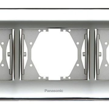 Panasonic Thea Blu Chrome Beyaz 3'lü Çerçeve