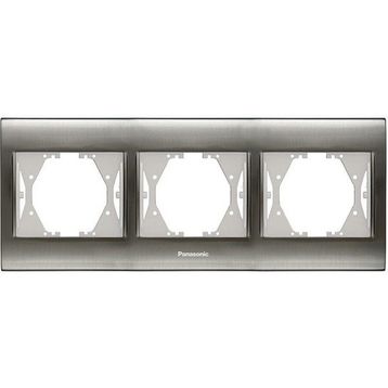 Panasonic Thea Blu Inox Beyaz 3'lü Çerçeve