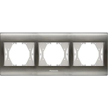 Panasonic Thea Blu Inox Beyaz 3'lü Çerçeve
