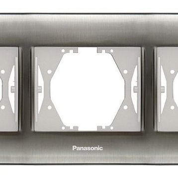 Panasonic Thea Blu Inox Beyaz 3'lü Çerçeve