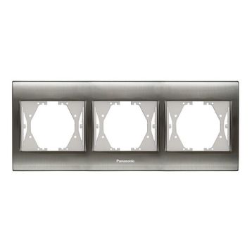 Panasonic Thea Blu Inox Beyaz 3'lü Çerçeve