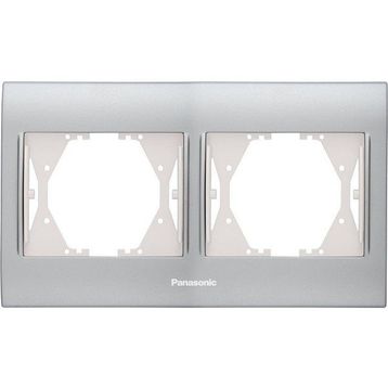 Panasonic Thea Blu Inox Matt Dore 2'li Çerçeve