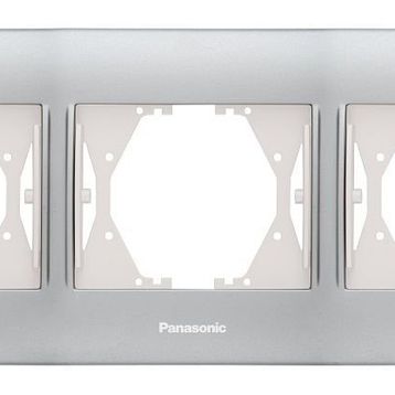 Panasonic Thea Blu Inox Matt Dore 3'lü Çerçeve