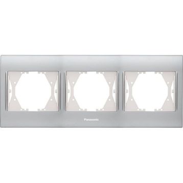 Panasonic Thea Blu Inox Matt Dore 3'lü Çerçeve