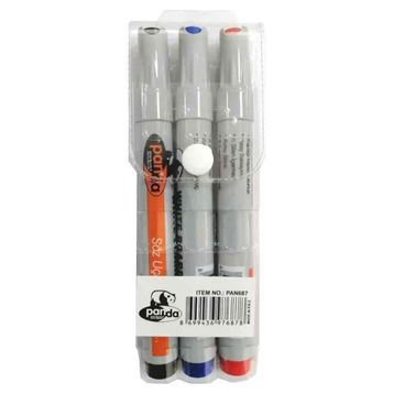 Panda 3'lü Set Yazı Tahtası Kalemi