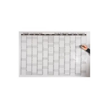Panda PAN750 Sade Beyaz Şeffaf 2'li 90x120 cm Kağıt Tahta