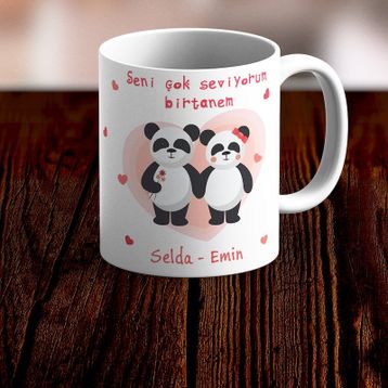 Panda Sevimli Panda Kupa Bardak
