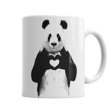 Panda Tasarımı Kupa Bardak