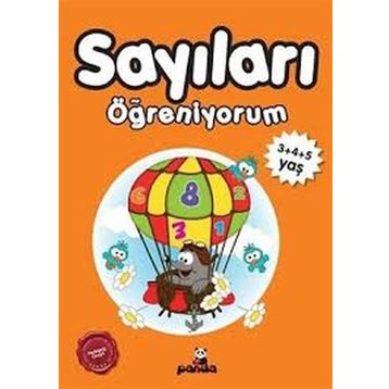 Panda Yayınları Sayıları Öğreniyorum 3-4-5 Yaş Etkinlik Kitabı