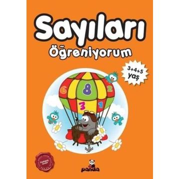 Panda Yayınları Sayıları Öğreniyorum 3-4-5 Yaş Etkinlik Kitabı