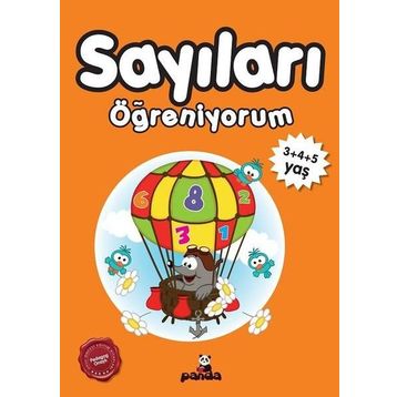 Panda Yayınları Sayıları Öğreniyorum 3-4-5 Yaş Etkinlik Kitabı
