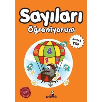 Panda Yayınları Sayıları Öğreniyorum 3-4-5 Yaş Etkinlik Kitabı