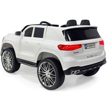 Pandamkee Admire Uzaktan Kumandalı 4x2 Deri Koltuk Bluetooth Beyaz Akülü Araba