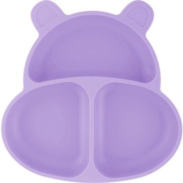 Pandish Lila Hup Po Vakum Tabanlı Silikon Mama Tabağı