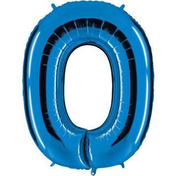 Pandoli 100 cm Mavi 0 Rakam Folyo Balon