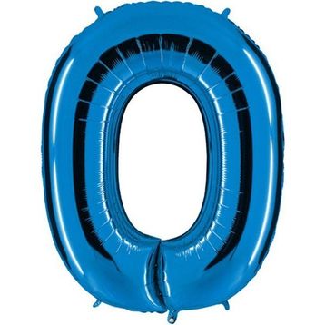 Pandoli 100 cm Mavi 0 Rakam Folyo Balon