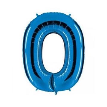 Pandoli 100 cm Mavi 0 Rakam Folyo Balon