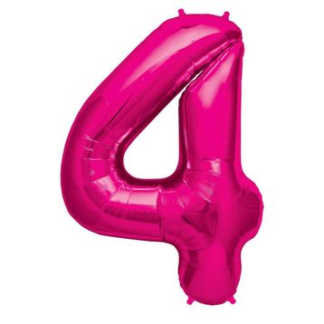 Pandoli 100 cm Pembe 4 Rakam Folyo Balon
