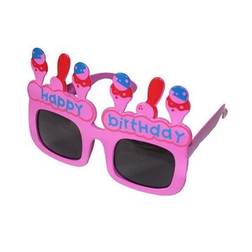 Pandoli Happy Birthday Pembe Gözlük