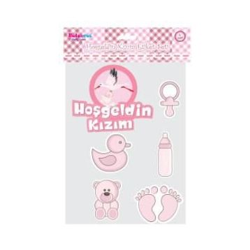 Pandoli Hoşgeldin Kızım Sticker Set
