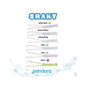 Pandora Shaky Worm Pink 5 cm Silikon Yem