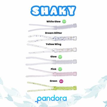 Pandora Shaky Worm Pink 5 cm Silikon Yem