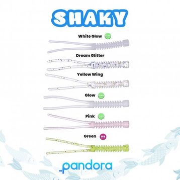 Pandora Shaky Worm Pink 5 cm Silikon Yem