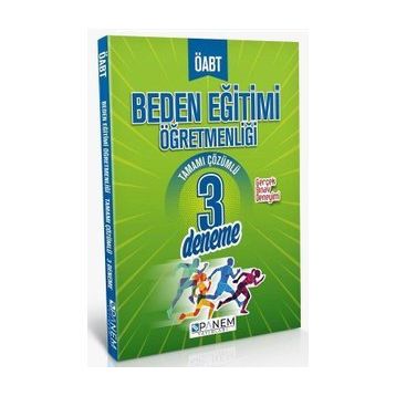 Panem Yayınları - Öabt Beden Eğitimi Öğretmenliği 3 Deneme Çözümlü