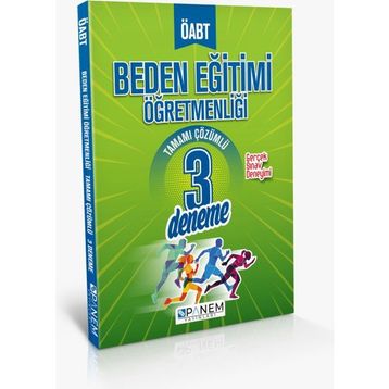 Panem Yayınları - Öabt Beden Eğitimi Öğretmenliği 3 Deneme Çözümlü