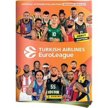 Panini Official 2024-25 Turkish Airlines Euroleague Başlangıç Paketi Sticker Albümü ve 2 Paket Sticker