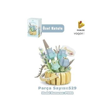 Panlos P1092 Çiçek Buketi Blok Oyuncak