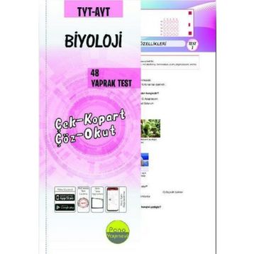 Pano Yayınları Tyt-Ayt Biyoloji Yaprak Test